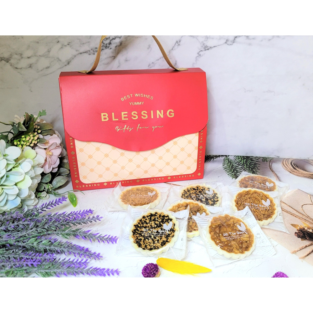 手工餅乾【艾咪手工坊】最中餅~糯米船 糯米殼 杏仁 堅果 結婚喜餅 彌月禮盒 過年禮盒 送禮 下午茶-細節圖7