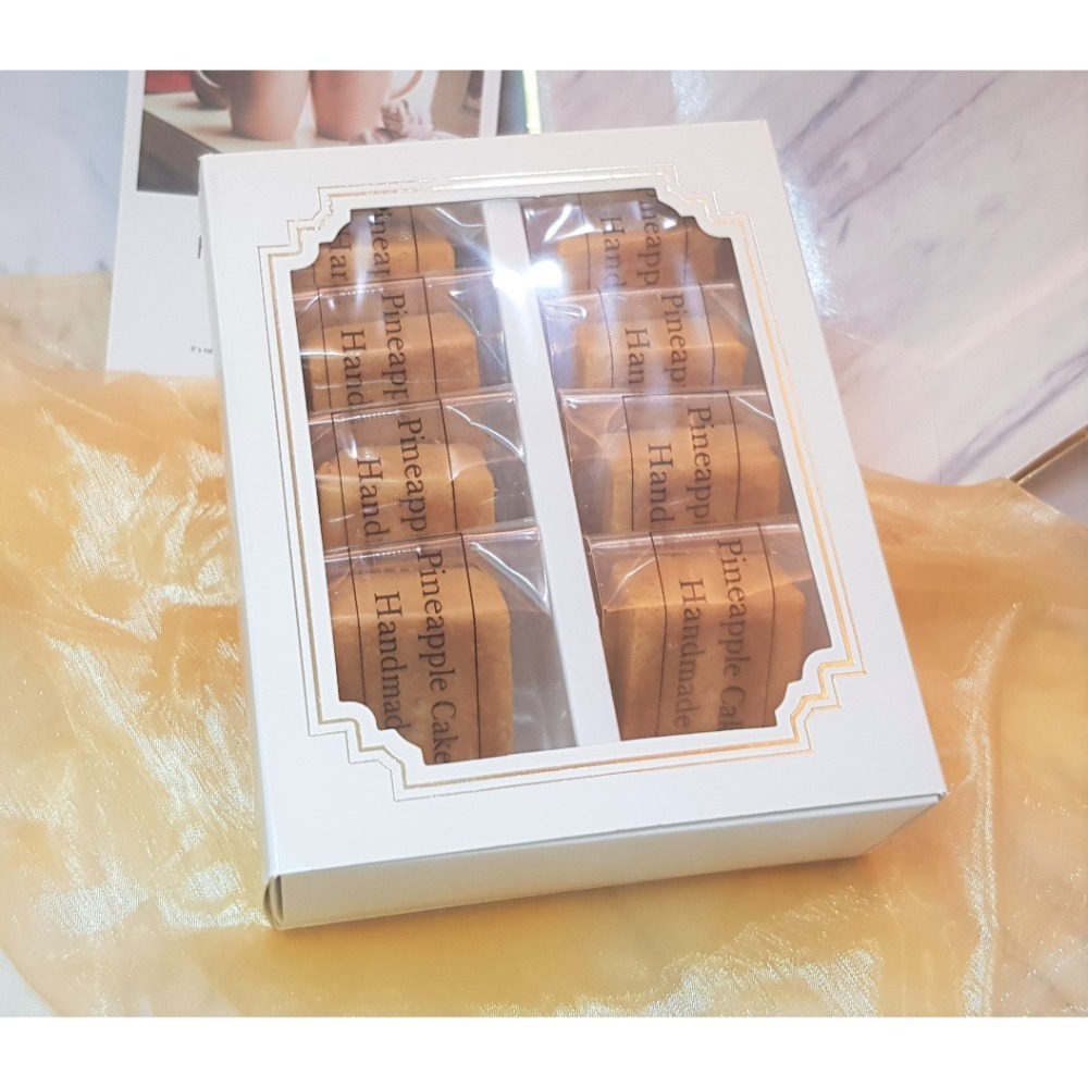 手工餅乾【艾咪手工坊】鳳梨酥~大小禮盒包裝~結婚喜餅 彌月禮盒 過年禮盒 情人節 零食 甜點 下午茶 餅乾 生日派對-規格圖9