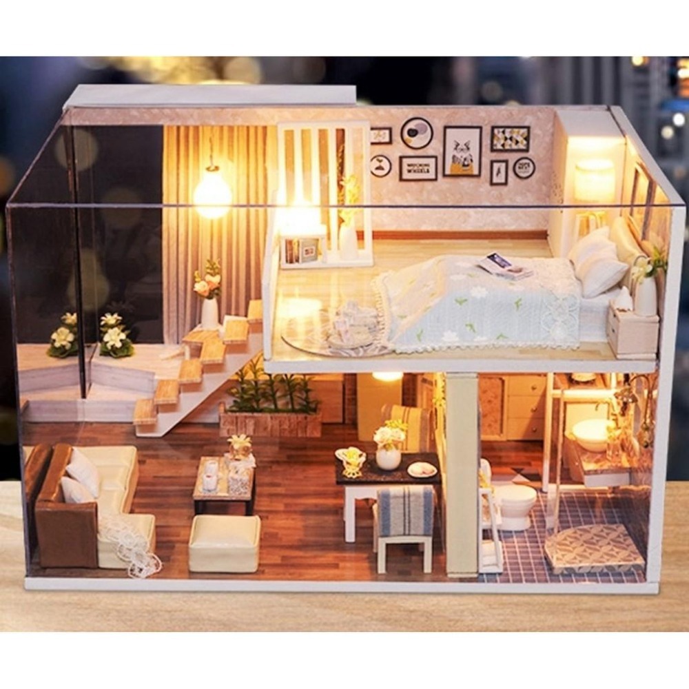 【艾咪手工坊】DIY小屋 成品  手工 禮物 靜待時光  生日禮物  情人節   聖誕節-細節圖5