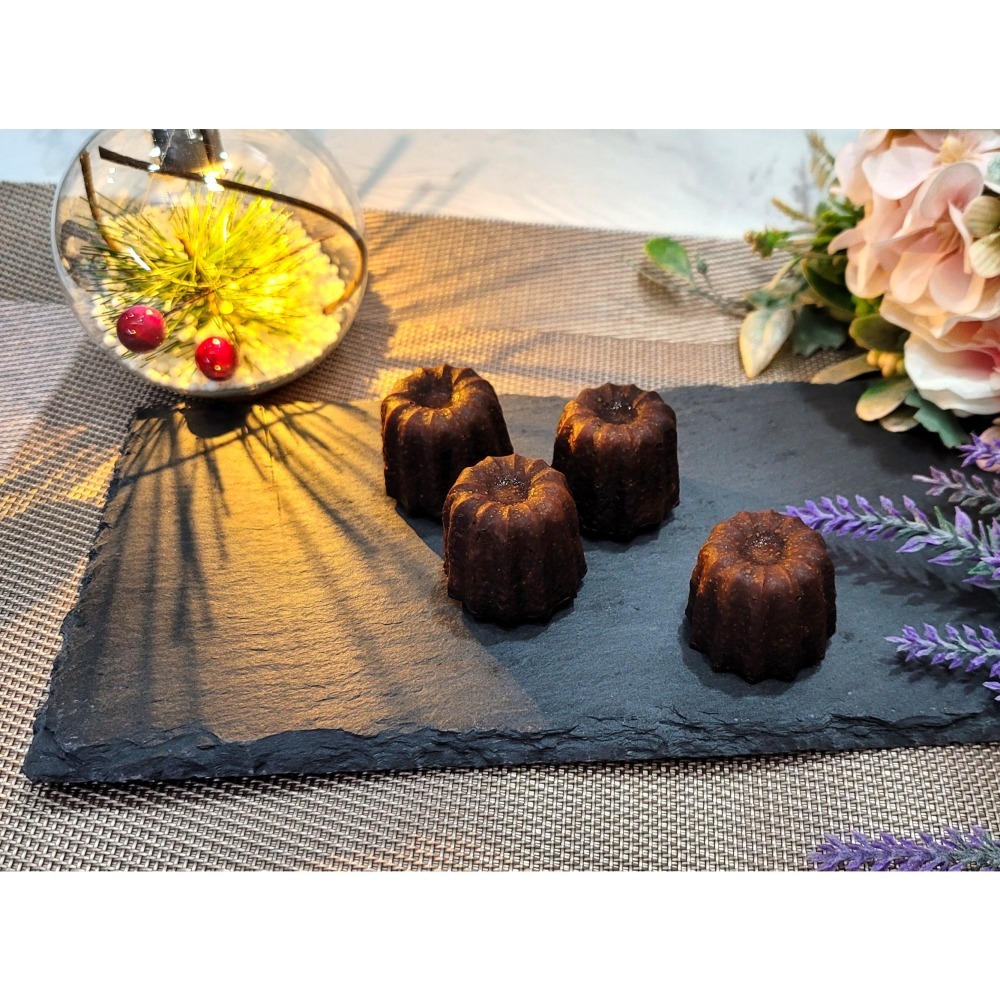 手工餅乾【艾咪手工坊】迷你可麗露 (單顆) ~法式 可麗露 婚禮小物 彌月禮盒 年節禮盒 零食 甜點 下午茶-細節圖2