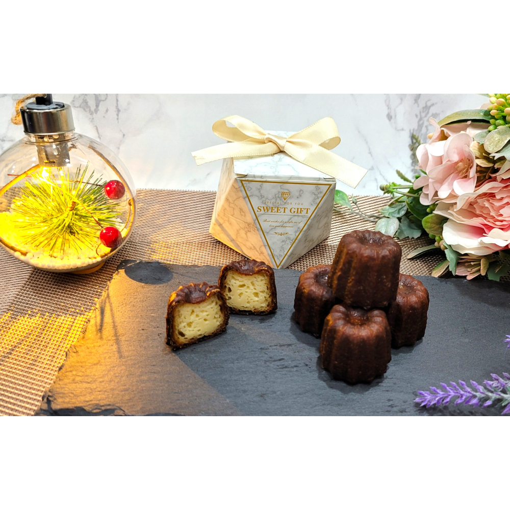 手工餅乾【艾咪手工坊】迷你可麗露 (單顆) ~法式 可麗露 婚禮小物 彌月禮盒 年節禮盒 零食 甜點 下午茶-細節圖4