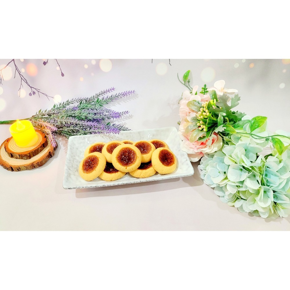 手工餅乾【艾咪手工坊】果醬餅乾 ~ 零食 餅乾 甜點 下午茶 結婚喜餅 彌月禮盒 過年禮盒 情人節-規格圖1