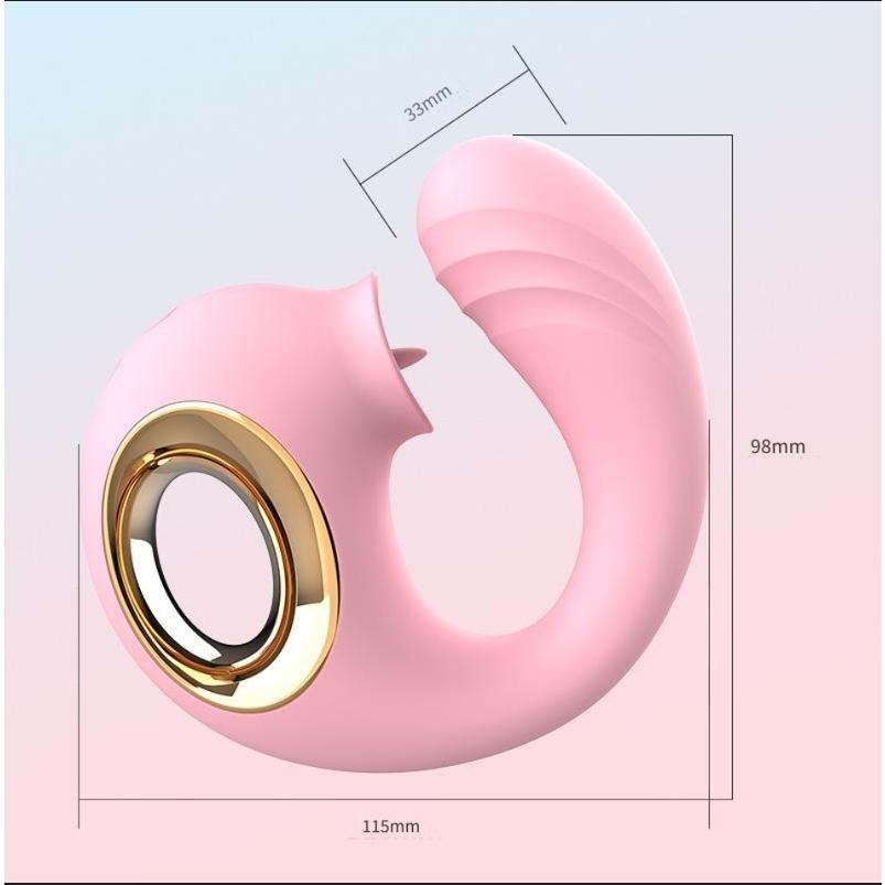 2024年新款女生自慰器入體震動棒振動舌舔&吸吮跳蛋成人情趣性愛玩具-細節圖6