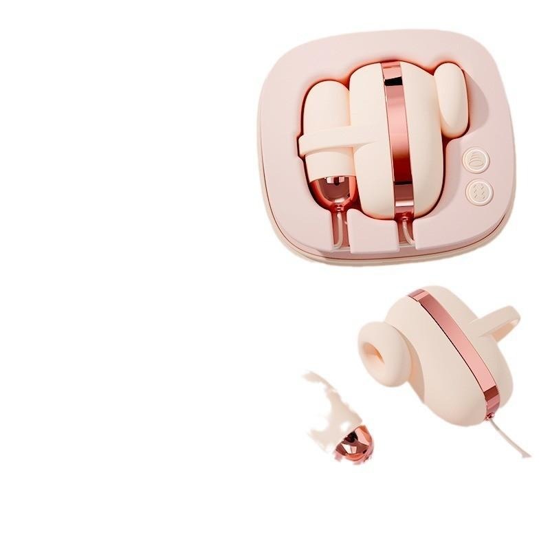 免運-Galaku小魔方 吮吸震動｜雙跳蛋 10頻變頻跳蛋組合 吮吸+震動 吸吮跳蛋 G點按摩棒 充電跳蛋-細節圖5