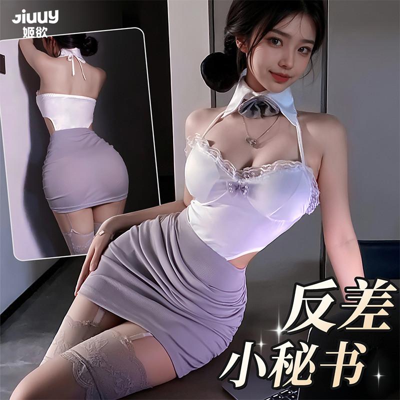 |姬欲情趣內衣空姐秘書包臀裙后媽裙制服免脫ol小胸角色扮演5152-細節圖3