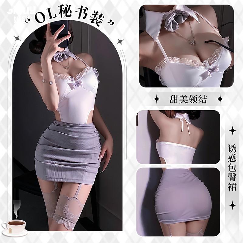 |姬欲情趣內衣空姐秘書包臀裙后媽裙制服免脫ol小胸角色扮演5152-細節圖4