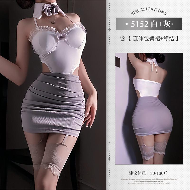 |姬欲情趣內衣空姐秘書包臀裙后媽裙制服免脫ol小胸角色扮演5152-細節圖7
