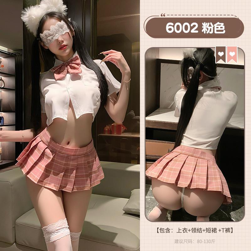姬欲jk制服套裝超短裙性感百褶裙學院風校園服純欲cos水手服6002-細節圖7