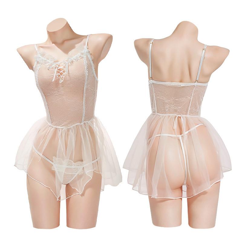 姬欲蕾絲性感透視吊帶內衣激情套裝情趣用品女睡衣制服誘惑9755-細節圖6