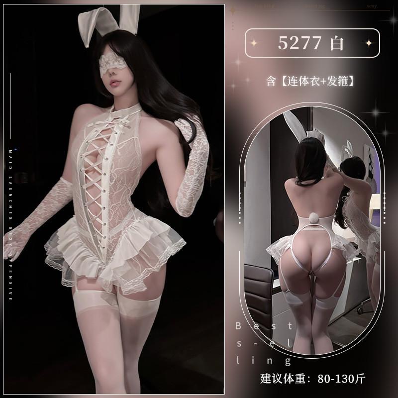 姬欲情趣內衣超長兔耳發箍純欲風兔子圣誕節兔女郎制服誘惑5277-細節圖7