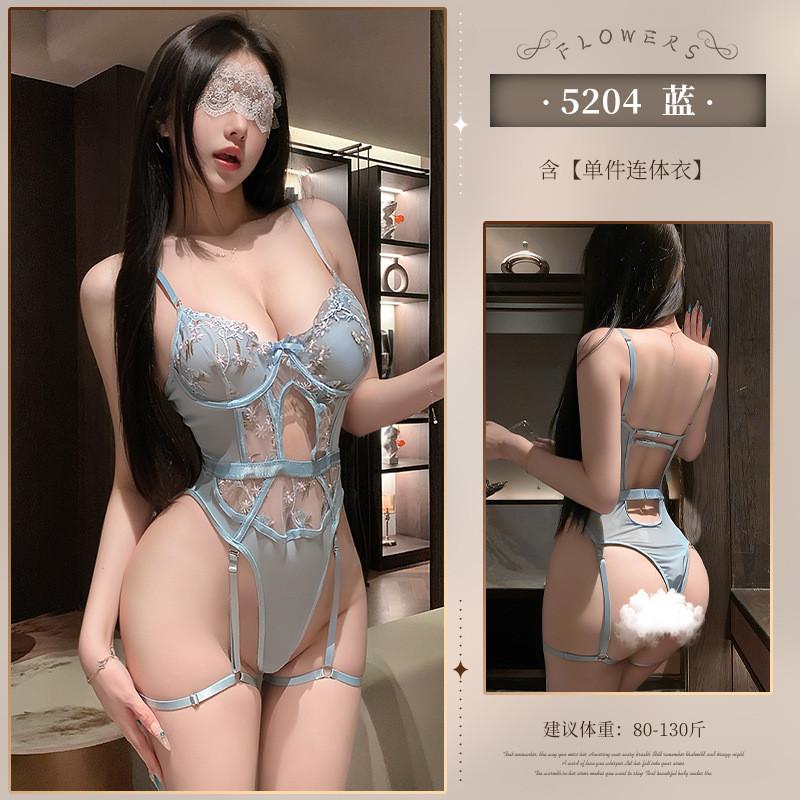 姬欲性感純欲成人情趣內衣甜美誘惑免脫睡衣小胸田園風居家服5204-細節圖6
