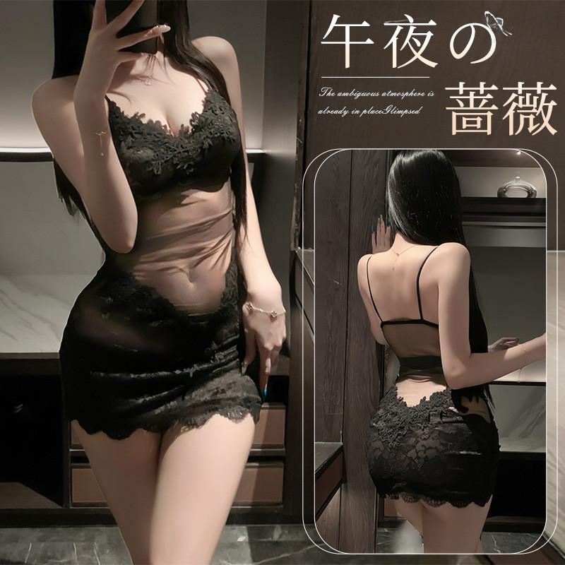 姬欲蕾絲純欲成人情趣內衣吊帶性感睡裙激情誘惑包臀裙睡衣女5247-細節圖2