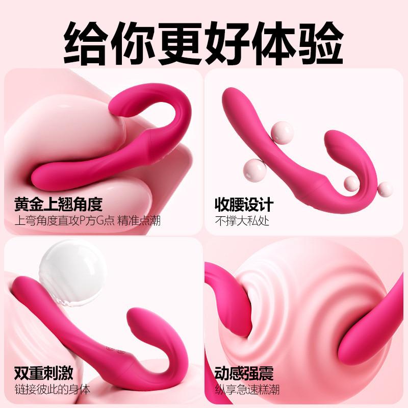 謎姬le潮棒雙頭震動雙震棒無線情趣用品女自慰器成人電動女女按摩器-細節圖4