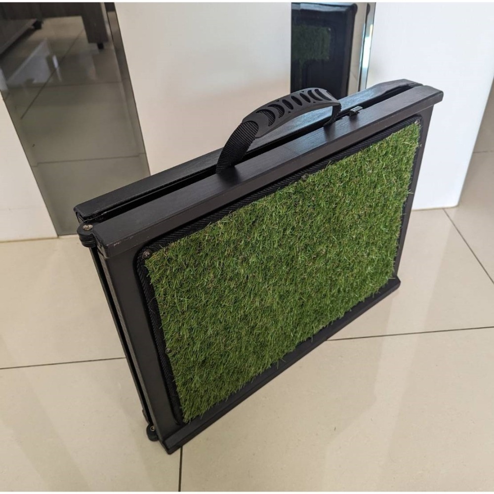 【二手中古】美國 Gen7pets 折疊式 寵物斜坡 42＂草皮款-細節圖2