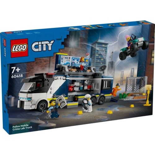 全新現貨速發 樂高60418「高雄柴積店」 LEGO City系列 警察行動刑事實驗室