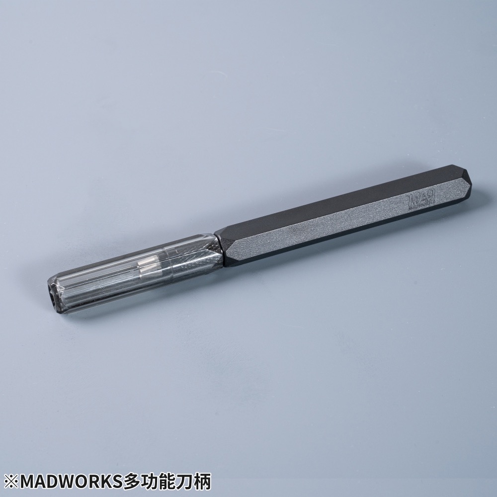 ［MADWORKS］含蓋六角刀柄 平價塑膠刀柄 模型工具 [鳳山柴積店]-細節圖3