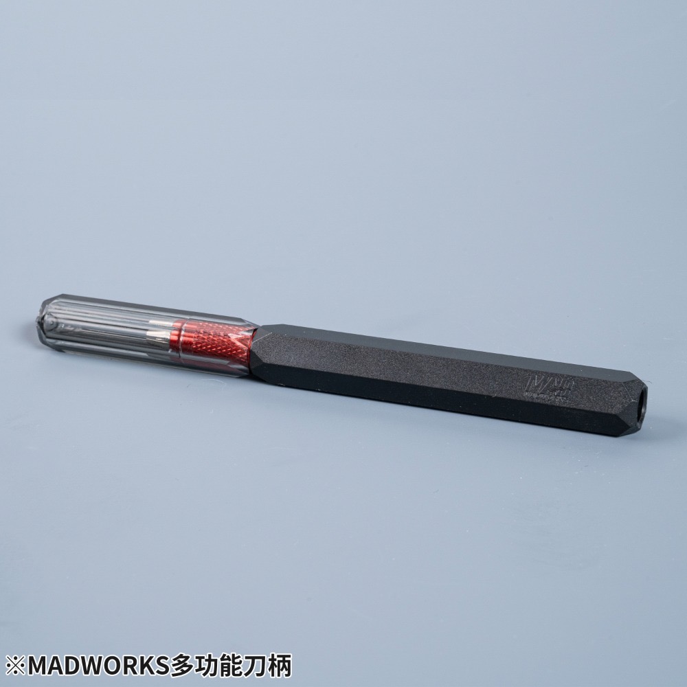 ［MADWORKS］含蓋六角刀柄 平價塑膠刀柄 模型工具 [鳳山柴積店]-規格圖5