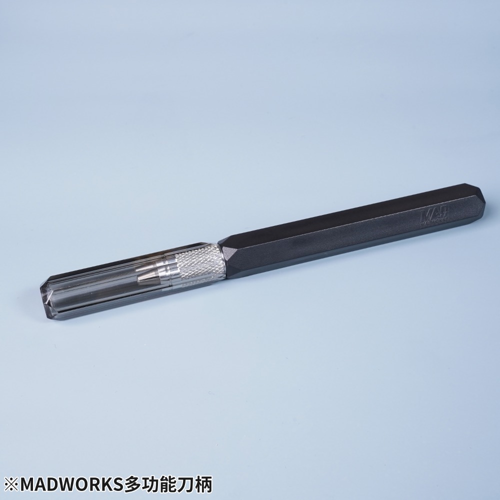 ［MADWORKS］含蓋六角刀柄 平價塑膠刀柄 模型工具 [鳳山柴積店]-規格圖5