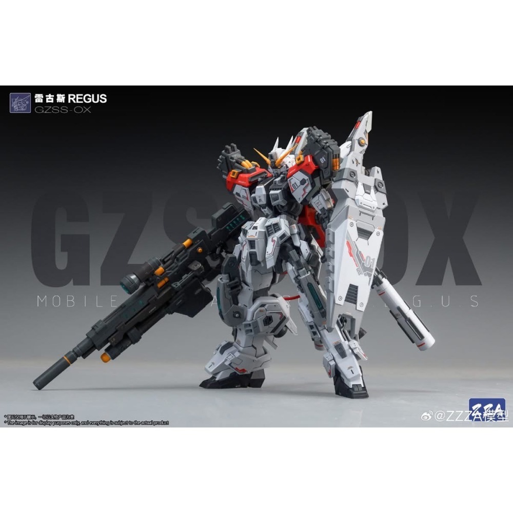 2月預購［ZZA模型］1/100 雷古斯  GZSS-OX01 REGUS 組裝模型 [鳳山柴積店]-細節圖2