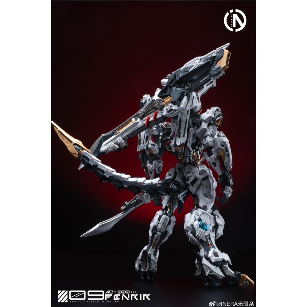 4月預購［無限新星］無限新星 INERA+ 無限系 1/72 芬里爾 FENRIR 組裝模型 2026/2月發售-細節圖2