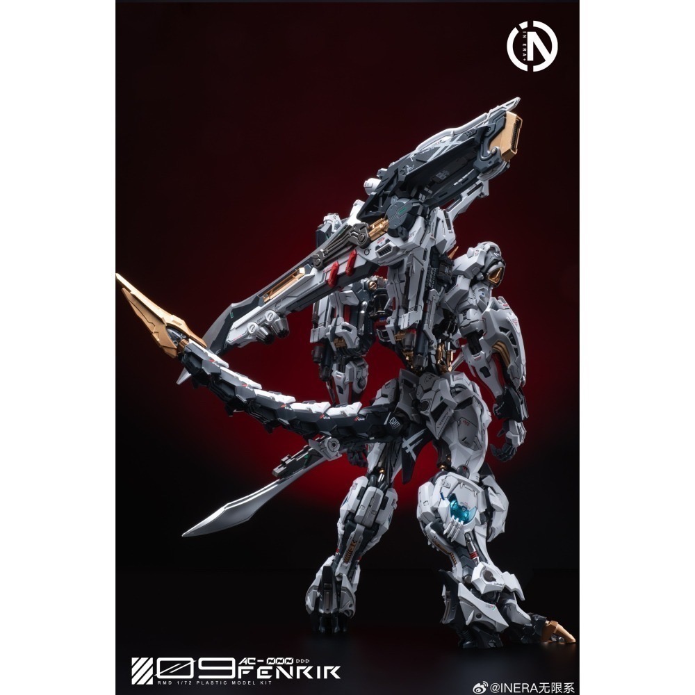現貨「無限新星」 INERA+ 無限系 1/72 芬里爾 FENRIR 組裝模型 2026/2月發售-細節圖2