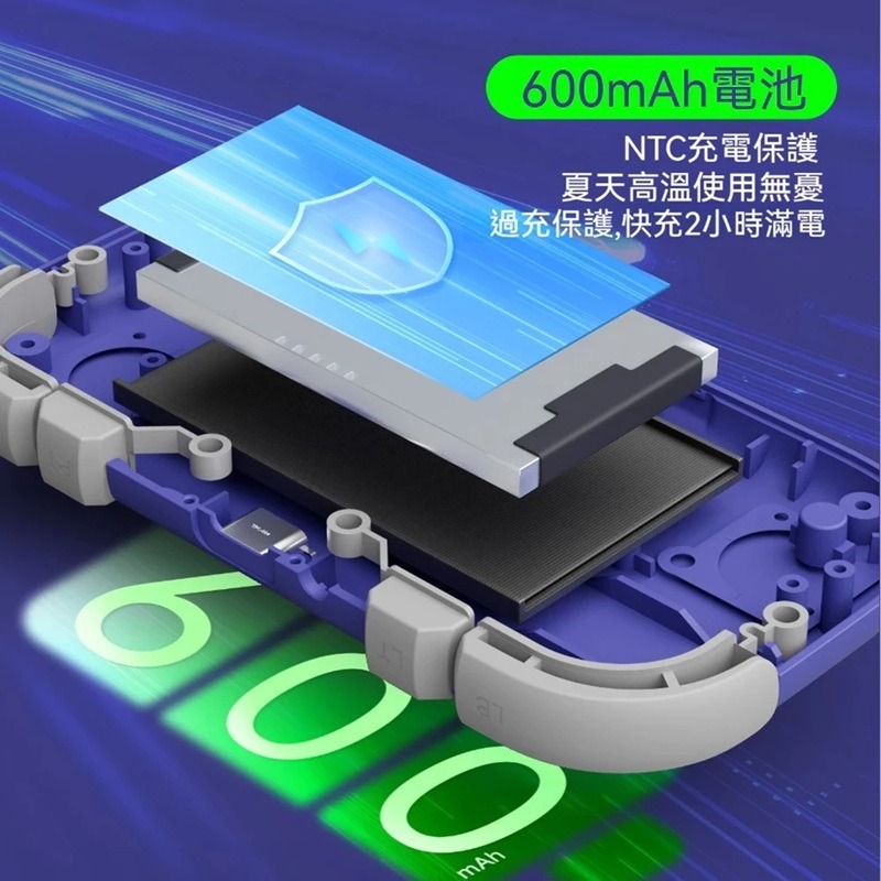 【AS電玩】 良值 NS2 Switch 2 復古卡片手把 喚醒版 復古灰 L1194 復古紫 L1195 迷你控制器-細節圖5