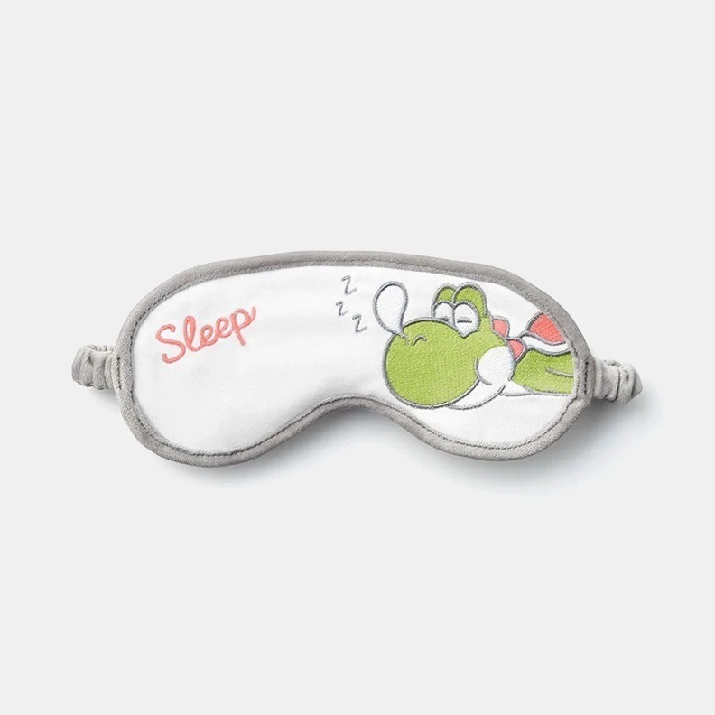 【AS電玩】任天堂旗艦店限定 耀西 眼罩 耀西蛋 晚安眼罩 超級瑪利歐旅行系列眼罩-細節圖3