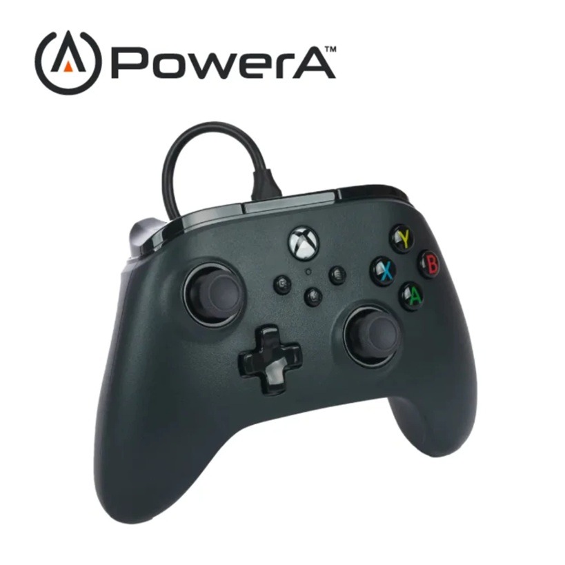【AS電玩】PowerA XBOX 官方授權 有線遊戲手把 (1519265-02) 黑-細節圖5