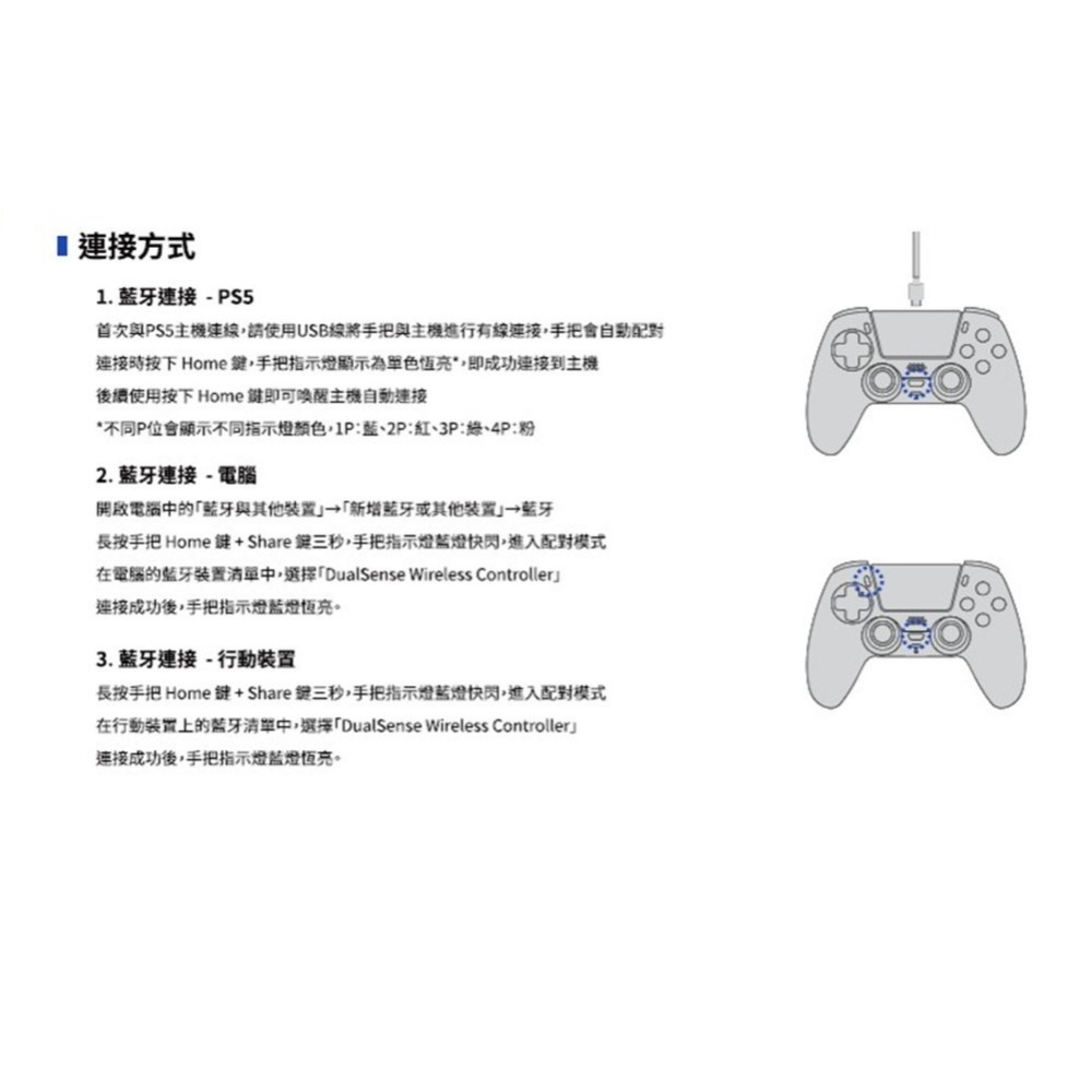 【AS電玩】Bteam Quantum PS5 無線 遊戲手把-細節圖7