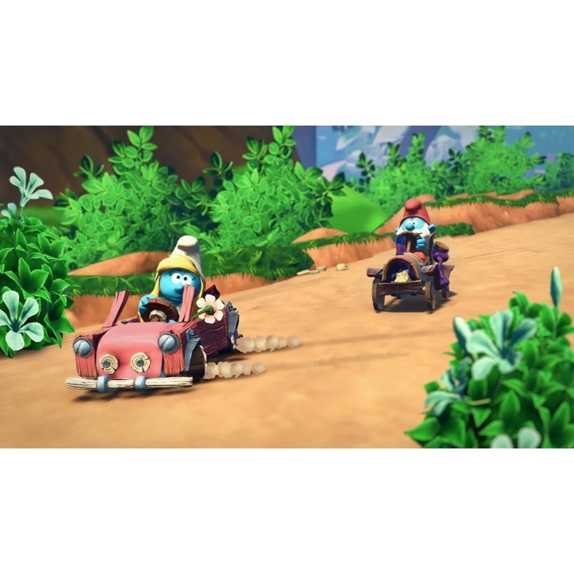 【AS電玩】 NS Switch 藍色小精靈 競速賽車 藍色小精靈 卡丁車 Smurfs Kart 中文版-細節圖3