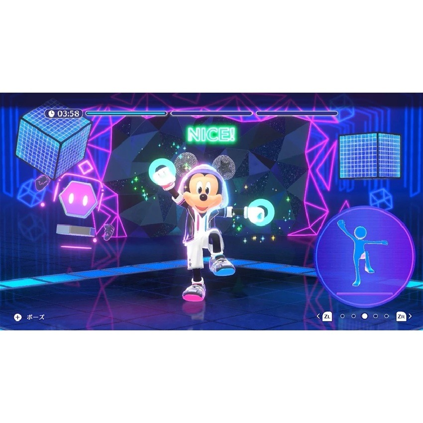 【AS電玩】 NS Switch 迪士尼美妙健身 米樂尼士健身 中文版-細節圖3