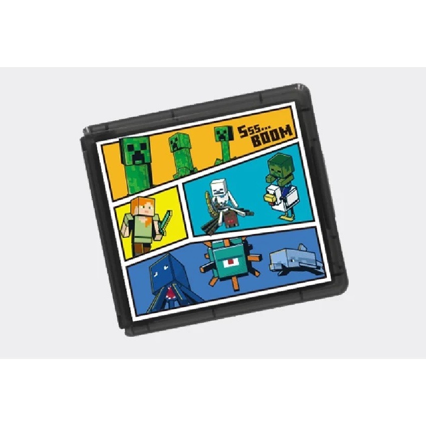 【AS電玩】MaxGames NS2 / NS 遊戲 24入卡帶收納盒 Minecraft 我的世界 漫畫風式樣-細節圖2