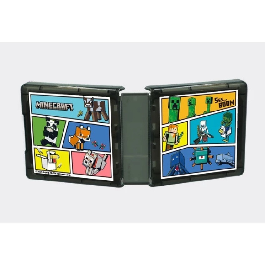 【AS電玩】MaxGames NS2 / NS 遊戲 24入卡帶收納盒 Minecraft 我的世界 漫畫風式樣-細節圖3