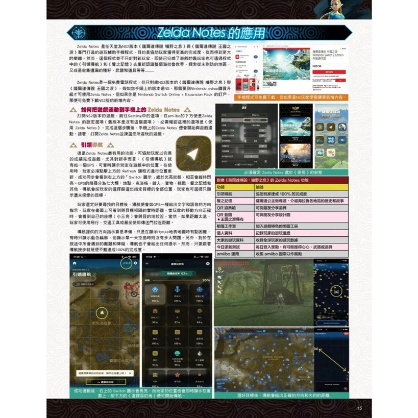 【AS電玩】薩爾達傳說 曠野之息 攻略本-細節圖2