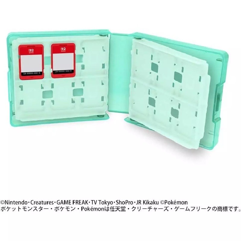 【AS電玩】MaxGames NS2 / NS 遊戲 24入卡帶收納盒 寶可夢 植物花園式樣-細節圖3