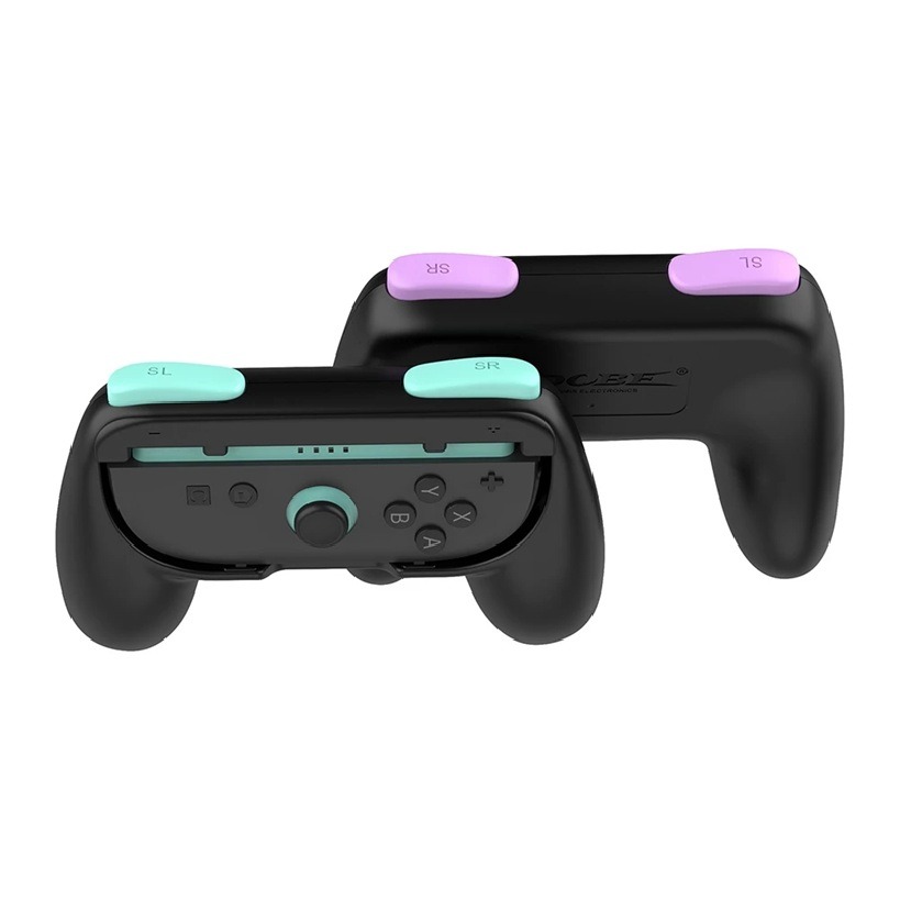 【AS電玩】DOBE NS2 / NS Joy con 握把 紫綠 TNS-3162S-細節圖2