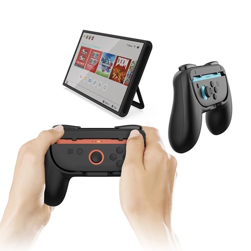 【AS電玩】DOBE NS2 / NS Joy con 握把 黑色 TNS-3162SB-細節圖2