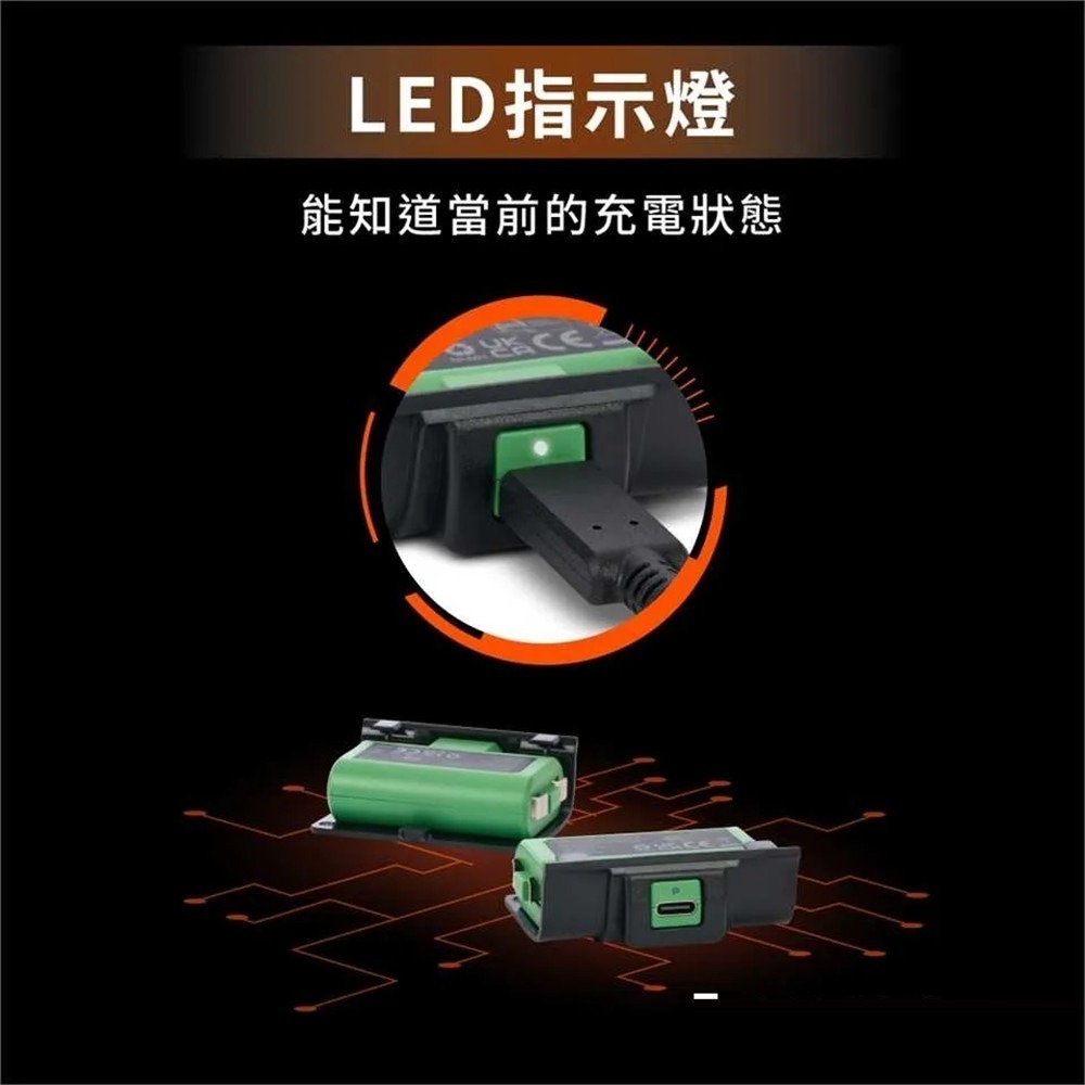 【AS電玩】PowerA XBOX 官方認證 高續航 充電電池組-細節圖3