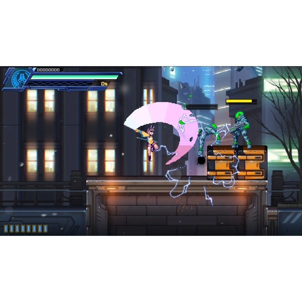 【AS電玩】NS Switch 蒼藍雷霆 GUNVOLT 3 鎖環 中文版-細節圖2
