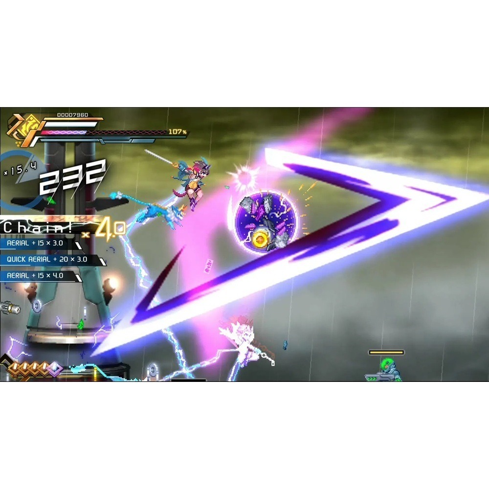 【AS電玩】NS Switch 蒼藍雷霆 GUNVOLT 3 鎖環 中文版-細節圖3