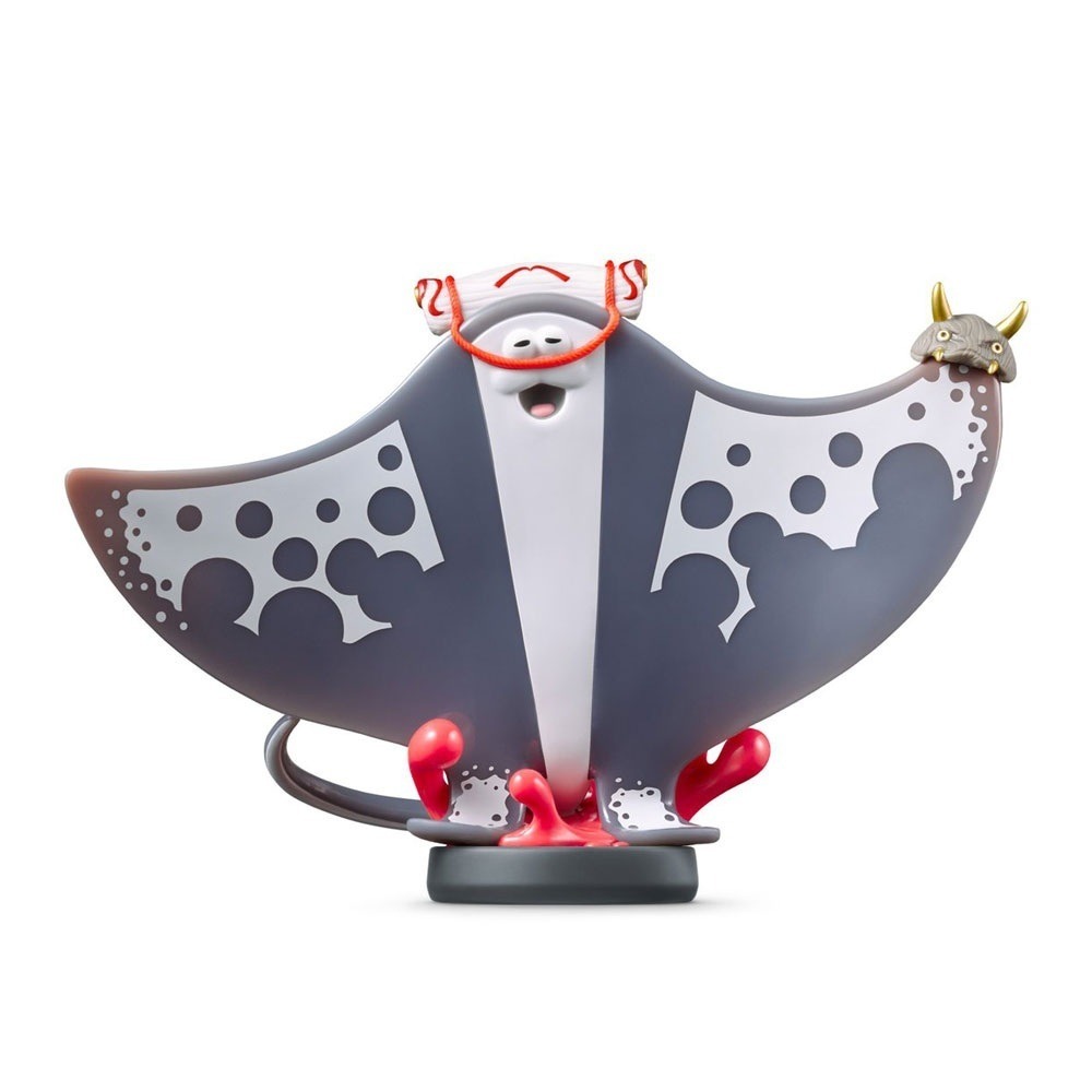 【AS電玩】 Amiibo 魚漿幫 鰻魚／鯊魚／鬼蝠魟 ( 莎莎／曼曼／鬼福 ) 三入組 斯普拉遁3 漆彈3系列-細節圖4