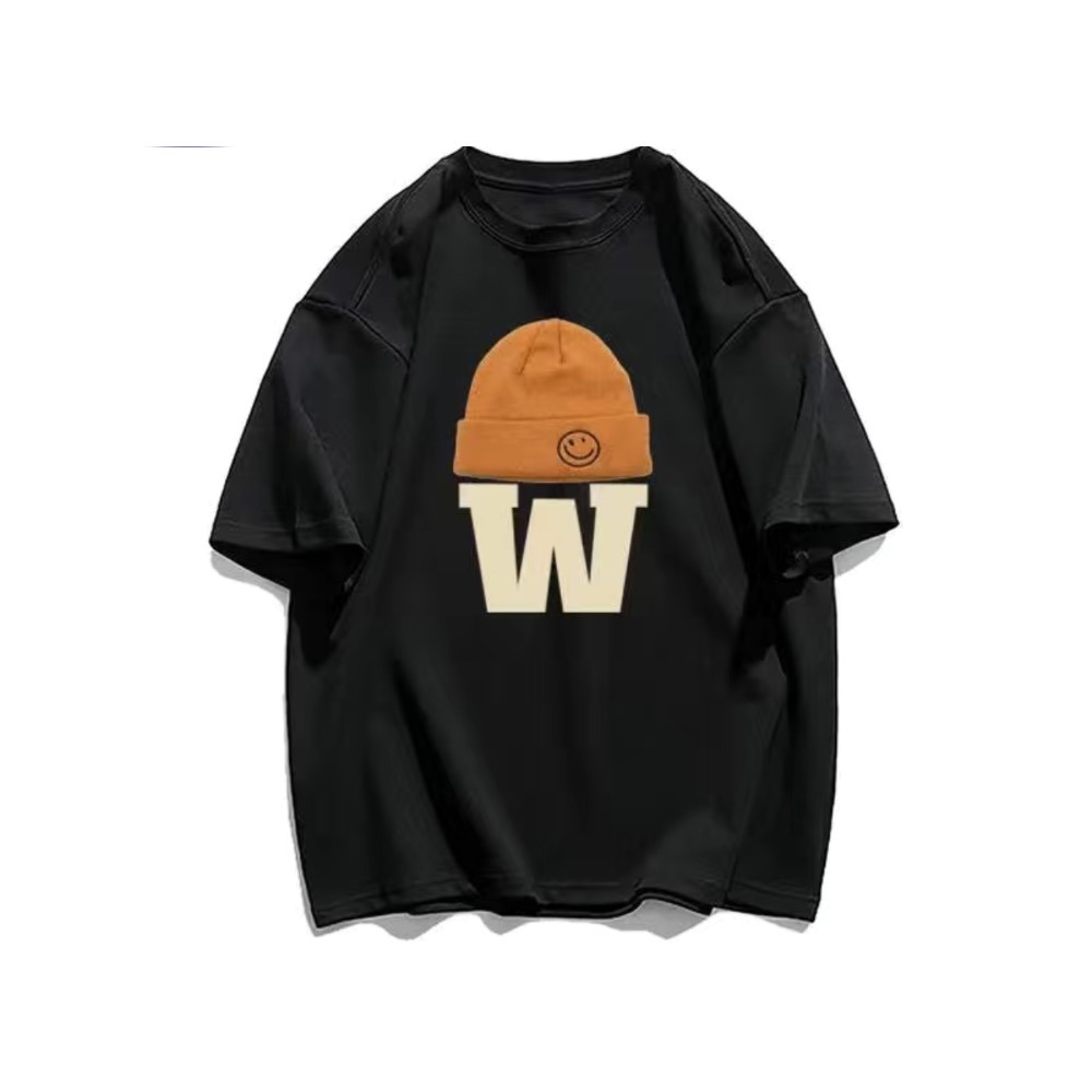 W字母重磅280G純棉上衣No3-細節圖2