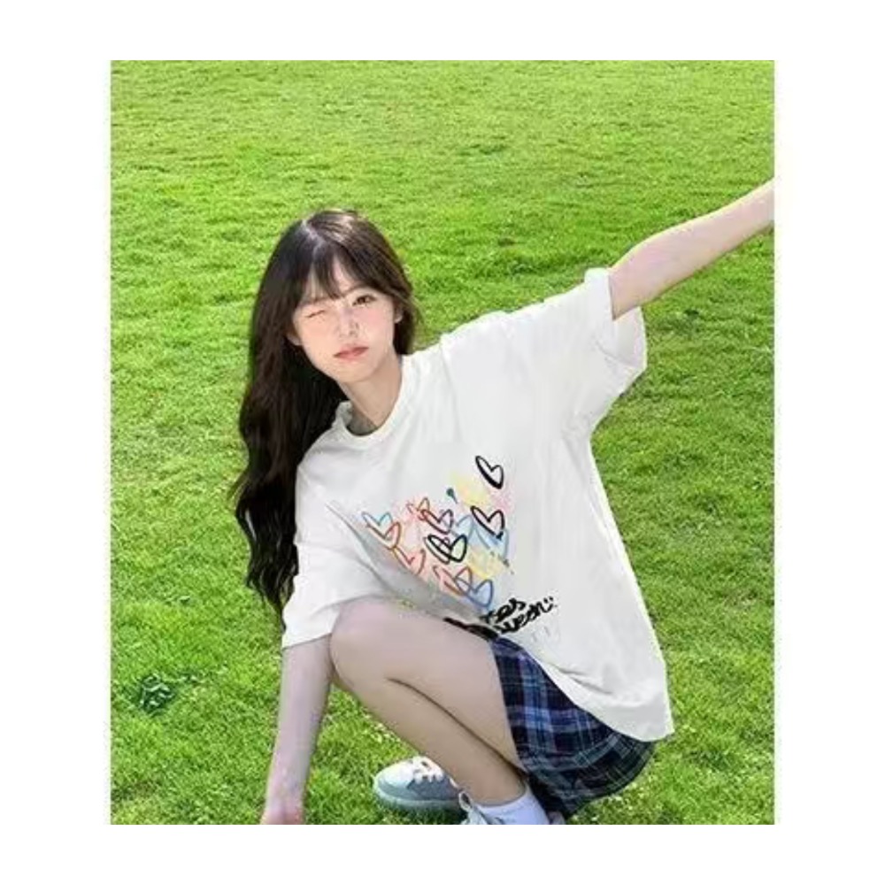 Ins甜妹重磅棉T No8-細節圖3