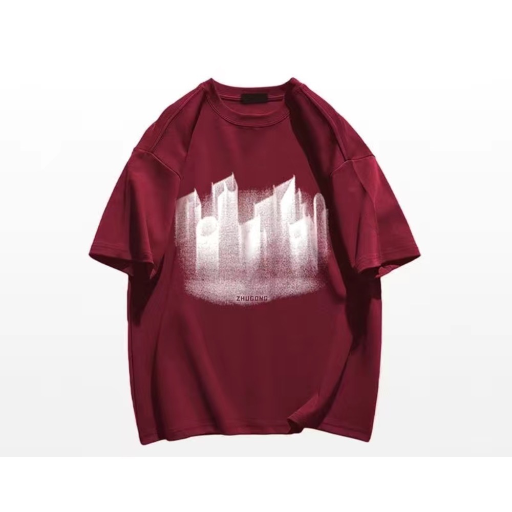 小編自留款✨美式高街復古重磅棉T(多色）No10-細節圖2