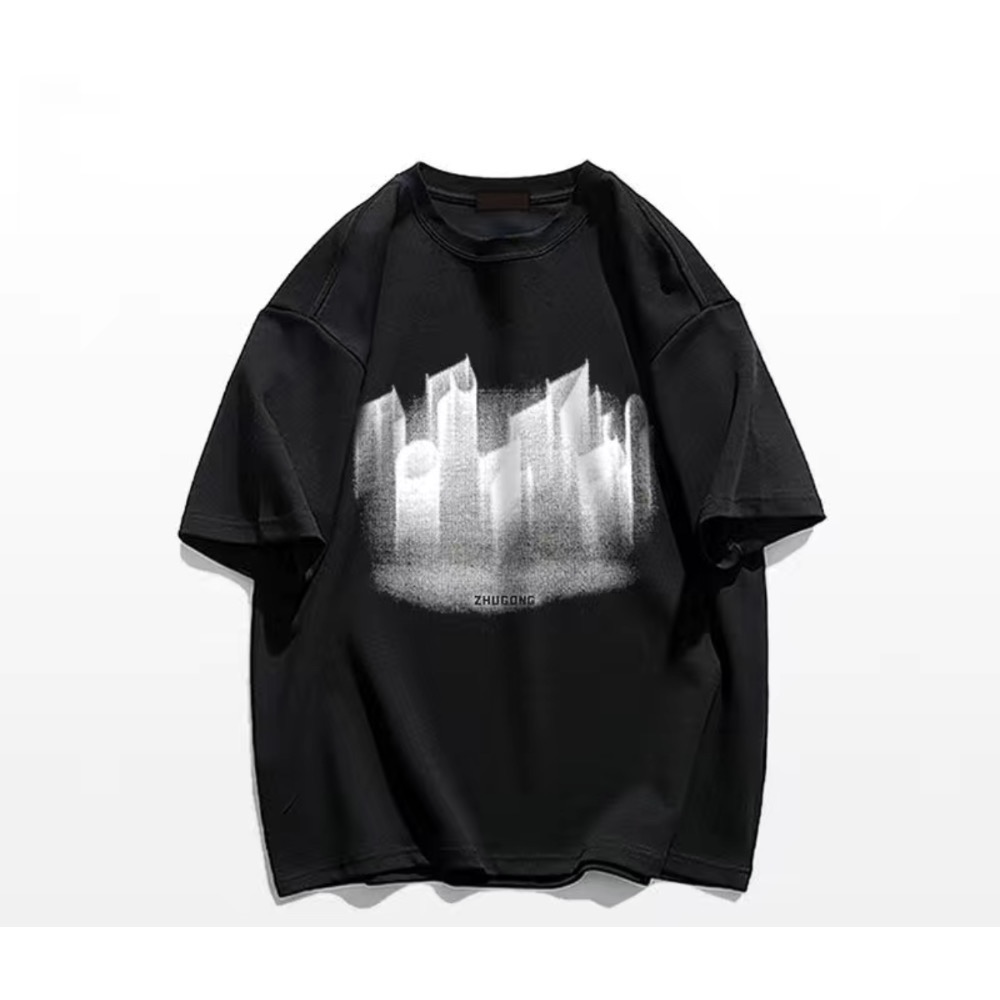 小編自留款✨美式高街復古重磅棉T(多色）No10-細節圖3