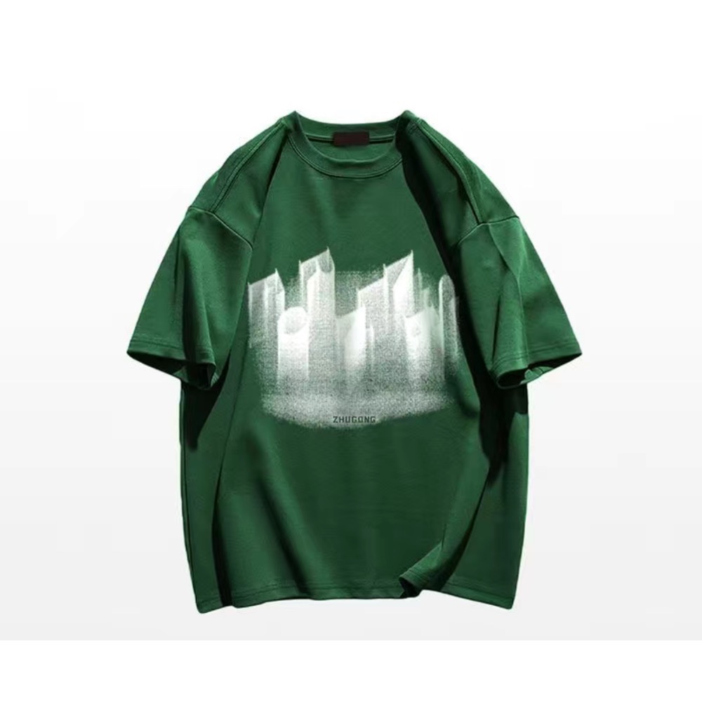 小編自留款✨美式高街復古重磅棉T(多色）No10-細節圖4