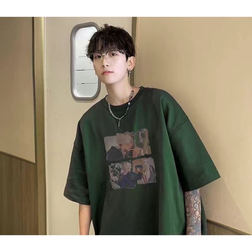 潮男必備➕少年感重磅棉T No13-細節圖4