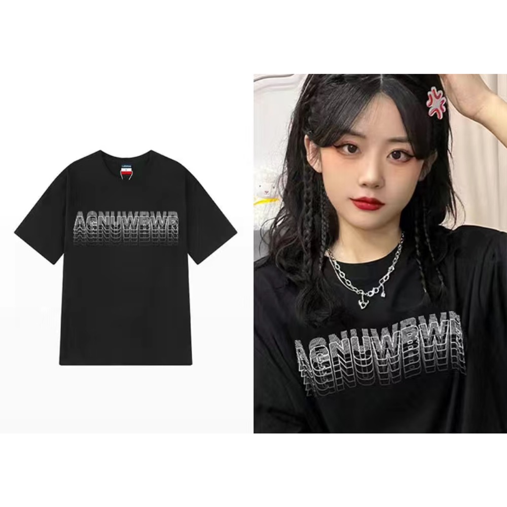 美式街頭風重磅質感棉T No15-細節圖3