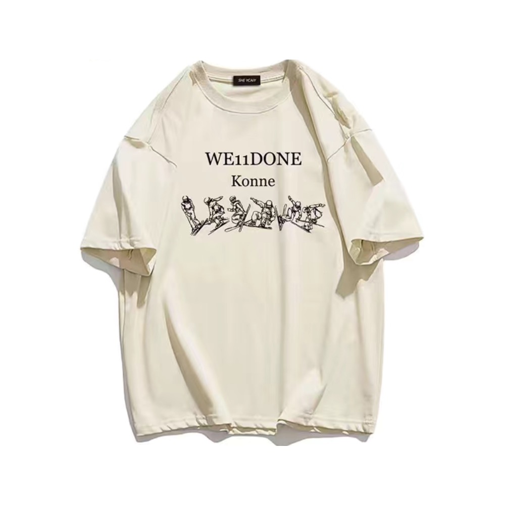 小編自留款✨質感重磅字母棉T No21-細節圖2