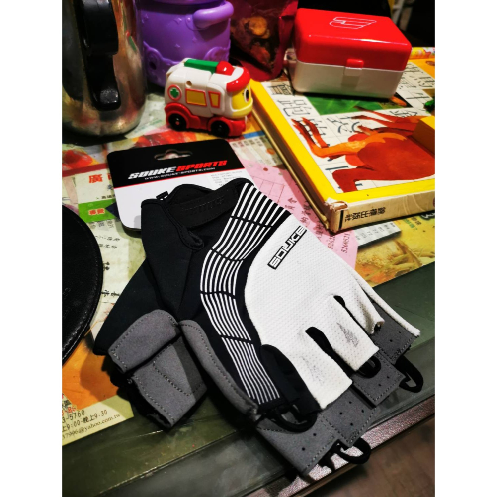 自行車手套 Souke Sports 騎行手套 男士 带3D護墊  吸汗速乾  透气 公路自行車 手套-細節圖5